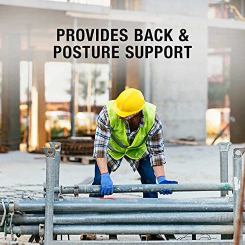 MABIS Adjustable Back Brace and Back Support Belt for Lumbar Support related to Improved Posture, Back Pain, Scoliosis and Herniated Discs, Extra Large